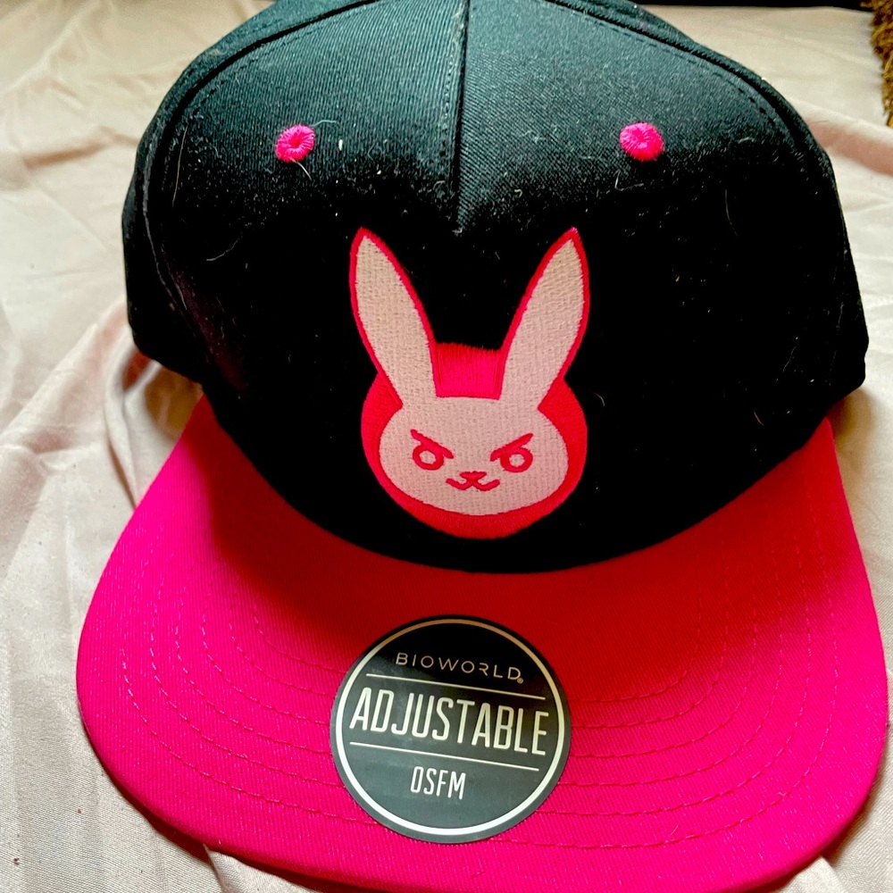 Overwatch baseball cap S.Va pink bunny